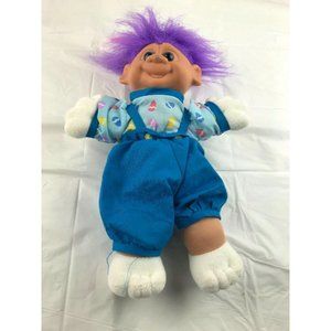 Vintage Easter Bunny Troll Doll 1992